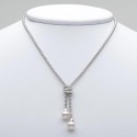 Collana da donna Miluna in argento e perle PCL6061
