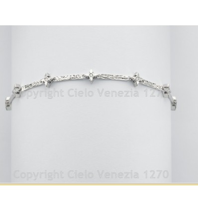 Bracciale in oro bianco e diamanti Miluna BRD898