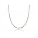 Miluna collana perle con inserti in oro bianco PCL3080 