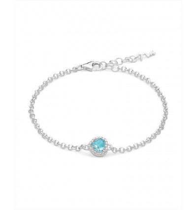 Bracciale in argento con Gemma del Cielo Miluna