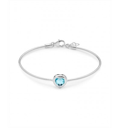 Bracciale in argento con Gemma del Cielo Miluna