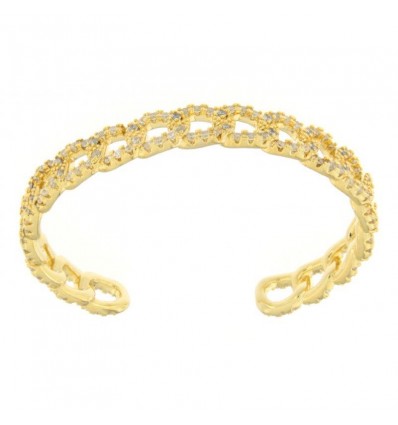 Kiara bracciale rigido in lega KBRD1780G-S