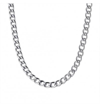 Collana da uomo maglia grumetta grossa Luca Barra