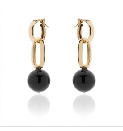 Orecchini con perla nera Cherry UNO A ERRE