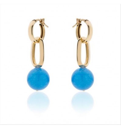 Orecchini con perla blu Cherry UNO A ERRE