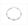 Bracciale da donna Miluna in argento e perle PBR2831