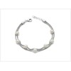 Bracciale da donna Miluna in argento e perle PBR2832